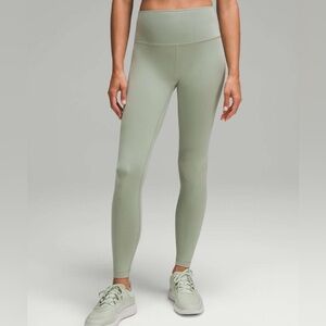Lululemon Wunder Train High-Rise Tight 28" Size 2 Laurel Green Everlux
